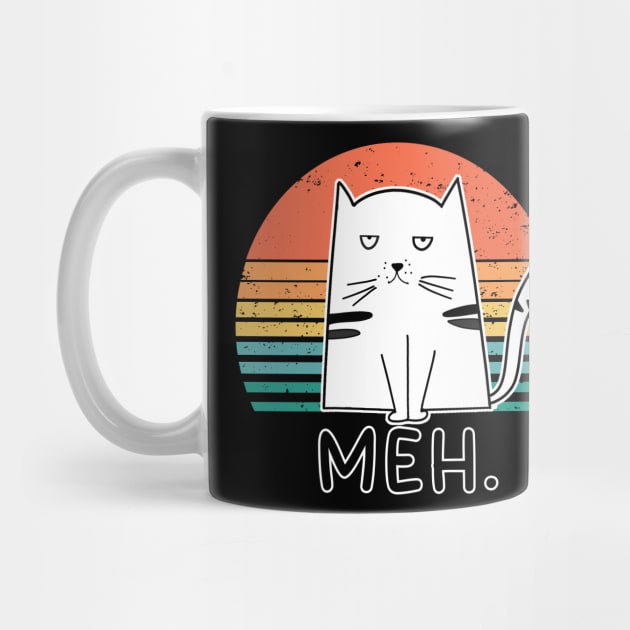 Funny Cute Cat Feeling Meh Face Cat Lover Meme Cat by Ray E Scruggs